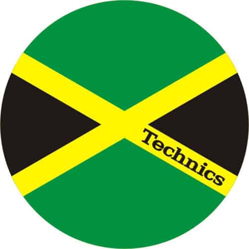 Technics Slipmat Jamaika (Pair) - Deck Converters