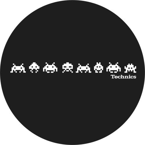 Technics Slipmat Space Invaders (Pair) - Deck Converters