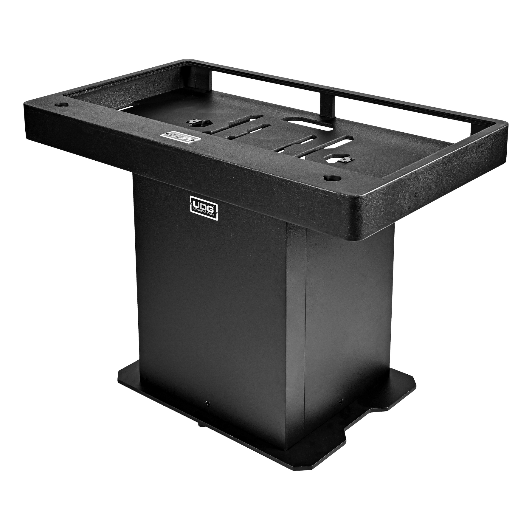 UDG Ultimate DJ Podium Workstation Black | Professional Modular DJ Podium - Deck Converters