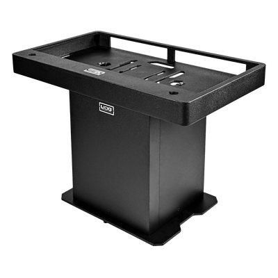UDG Ultimate DJ Podium Workstation Black | Professional Modular DJ Podium - Deck Converters