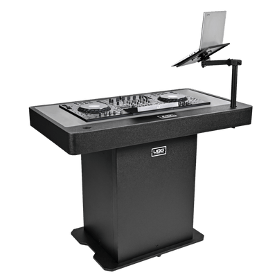 UDG Ultimate DJ Podium Workstation Black | Professional Modular DJ Podium - Deck Converters