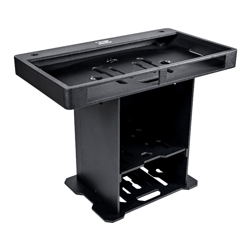 UDG Ultimate DJ Podium Workstation Black | Professional Modular DJ Podium - Deck Converters