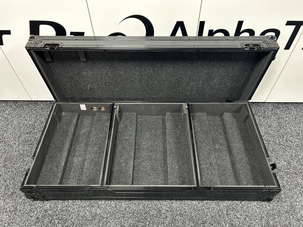 UDG Ultimate Flight Case Set for Pioneer DJ CDJ-3000 & DJM-A9 Black with No Shelf - Pre Owned - Deck Converters