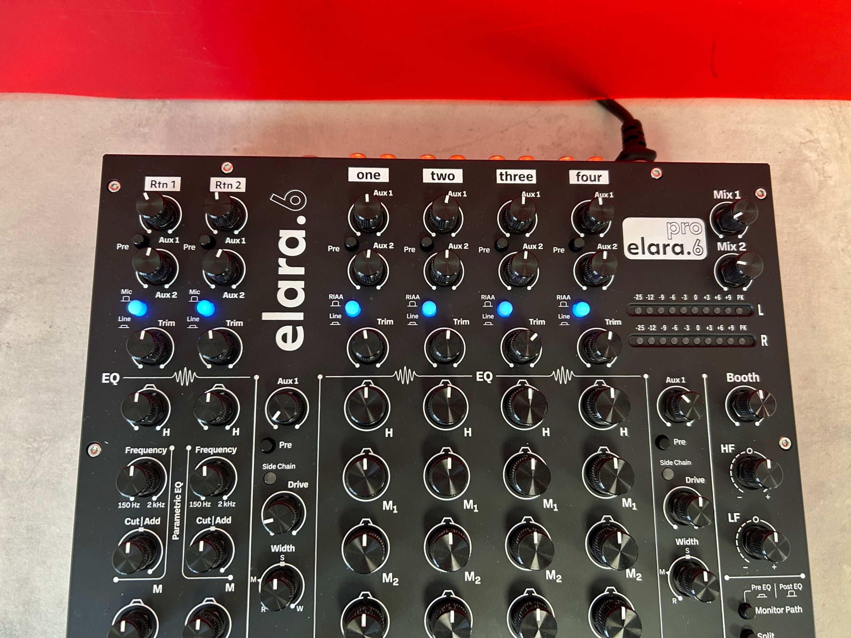 Union Audio ELARA.6 Linear 6 Channel Linear Mixer - B Stock - Deck Converters