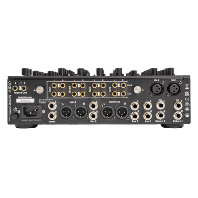 Union Audio ELARA.6 Linear 6 Channel Linear Mixer - Black - Deck Converters