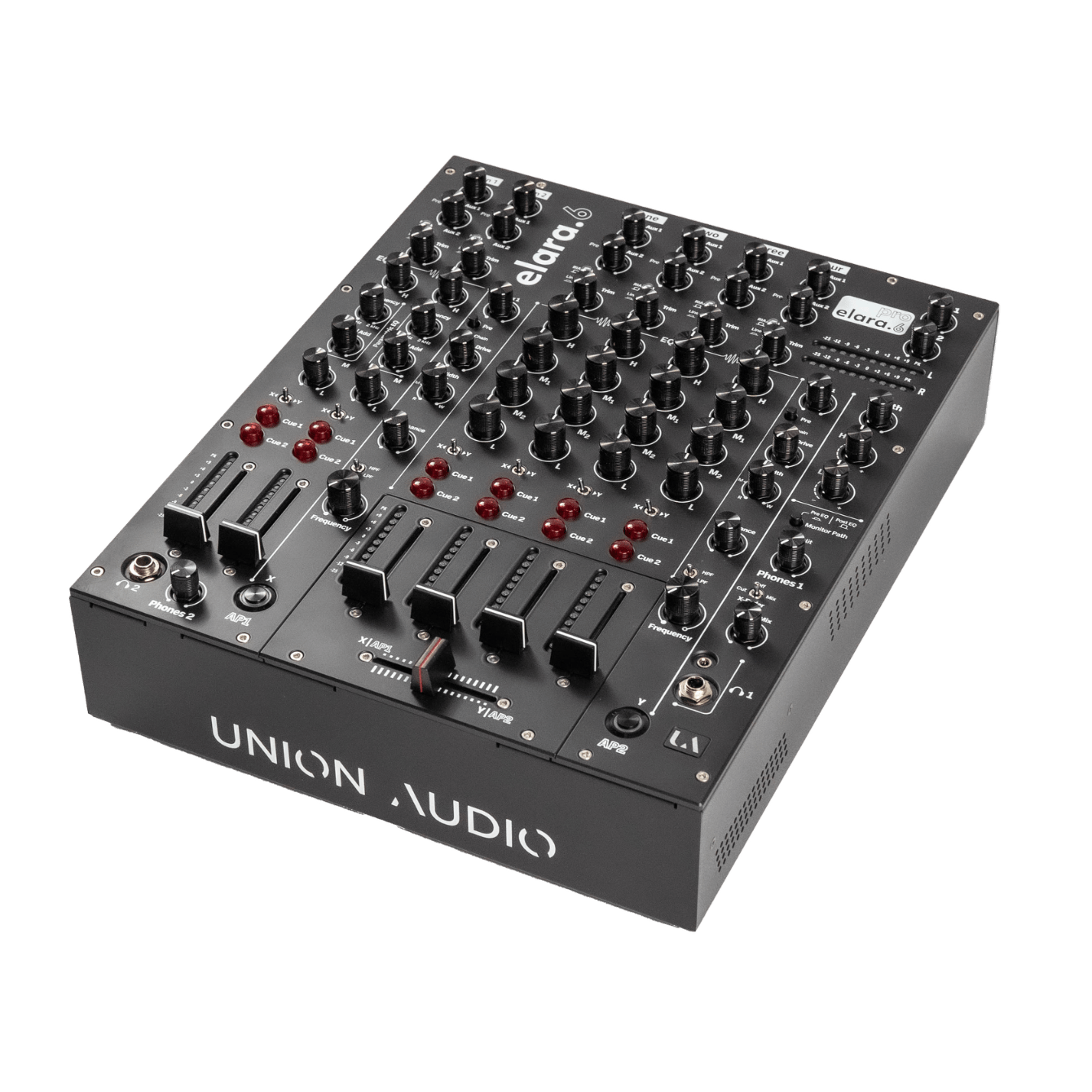 Union Audio ELARA.6 Linear 6 Channel Linear Mixer - Black - Deck Converters