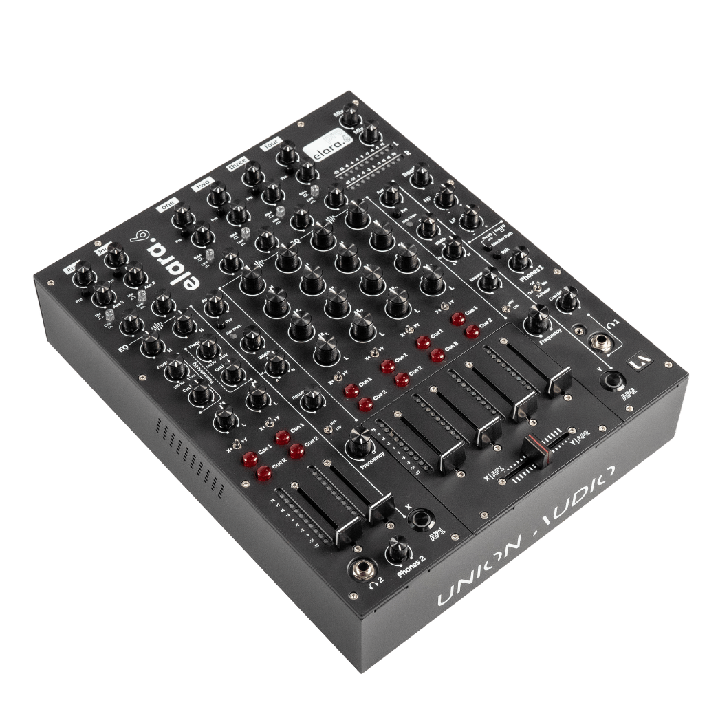 Union Audio ELARA.6 Linear 6 Channel Linear Mixer - Black - Deck Converters