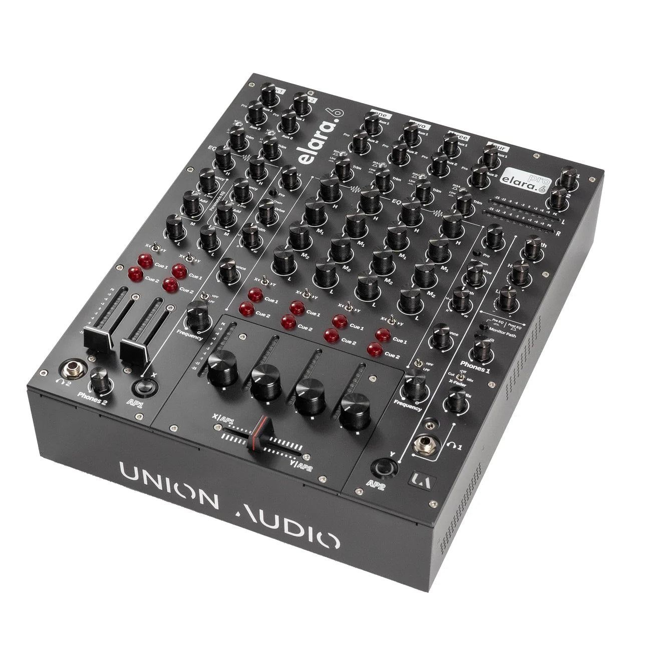 Union Audio ELARA.6 Rotary 6 - Channel Rotary Mixer - Black - Deck Converters