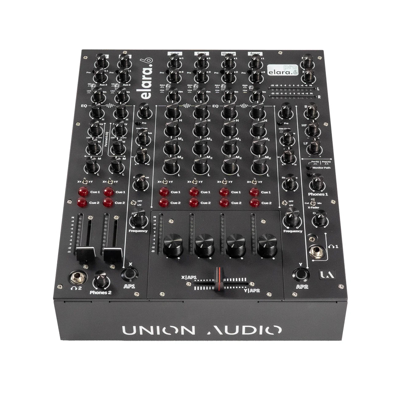 Union Audio ELARA.6 Rotary 6 - Channel Rotary Mixer - Black - Deck Converters
