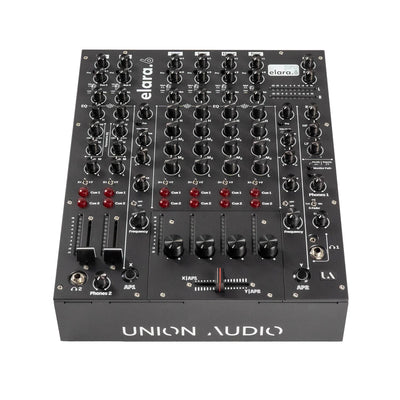 Union Audio ELARA.6 Rotary 6 - Channel Rotary Mixer - Black - Deck Converters
