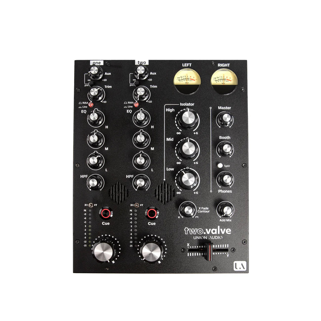 Union Audio TWO - VALVE Rotary DJ Mixer - Deck Converters
