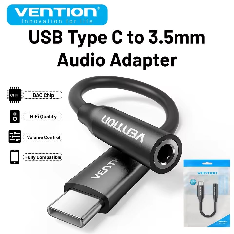 Vention USB - C to 3.5mm Jack Headphone Adapter - Deck Converters