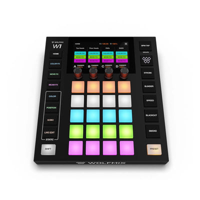Wolfmix W1 MK3 Standalone DMX Lighting Controller for DJs & Live Performance - Deck Converters