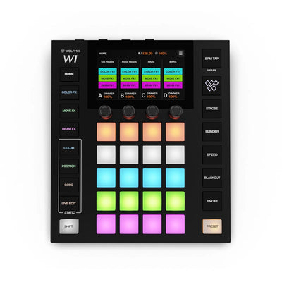 Wolfmix W1 MK3 Standalone DMX Lighting Controller for DJs & Live Performance - Deck Converters